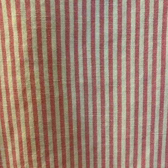 Chico’s linen& cotton 3/4 sleeved pink & white striped blouse. Size Chico 2 - Picture 5 of 7